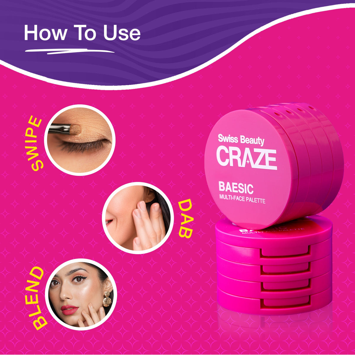 Craze Baesic Multi-face Palette