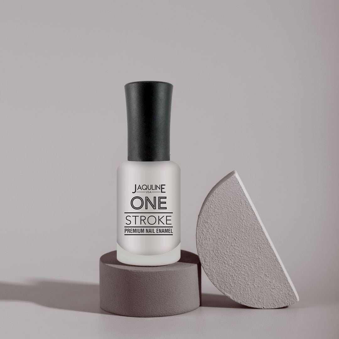 Jaquline USA One Stroke Premium Nail Enamel Silver Sand # J01 8ML