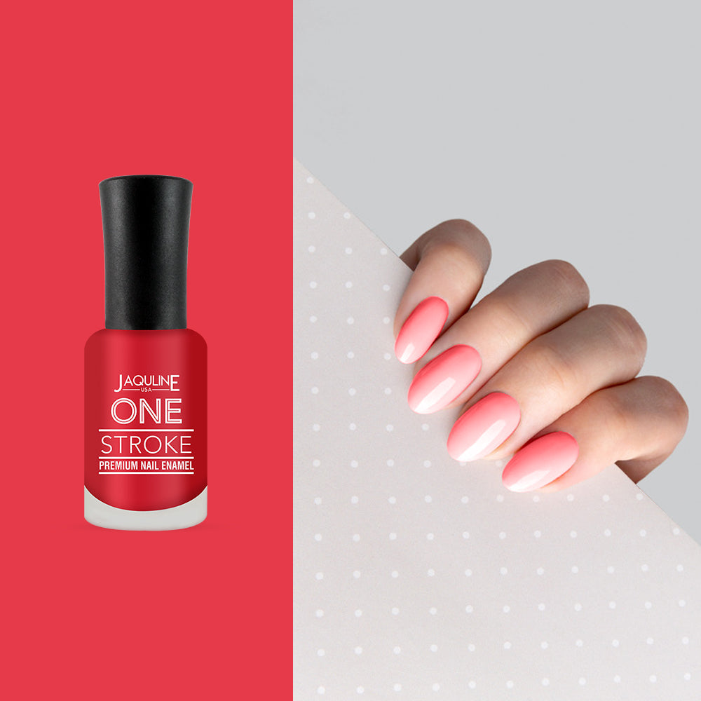 Jaquline USA One Stroke Premium Nail Enamel Rose Garden # J06 8ML