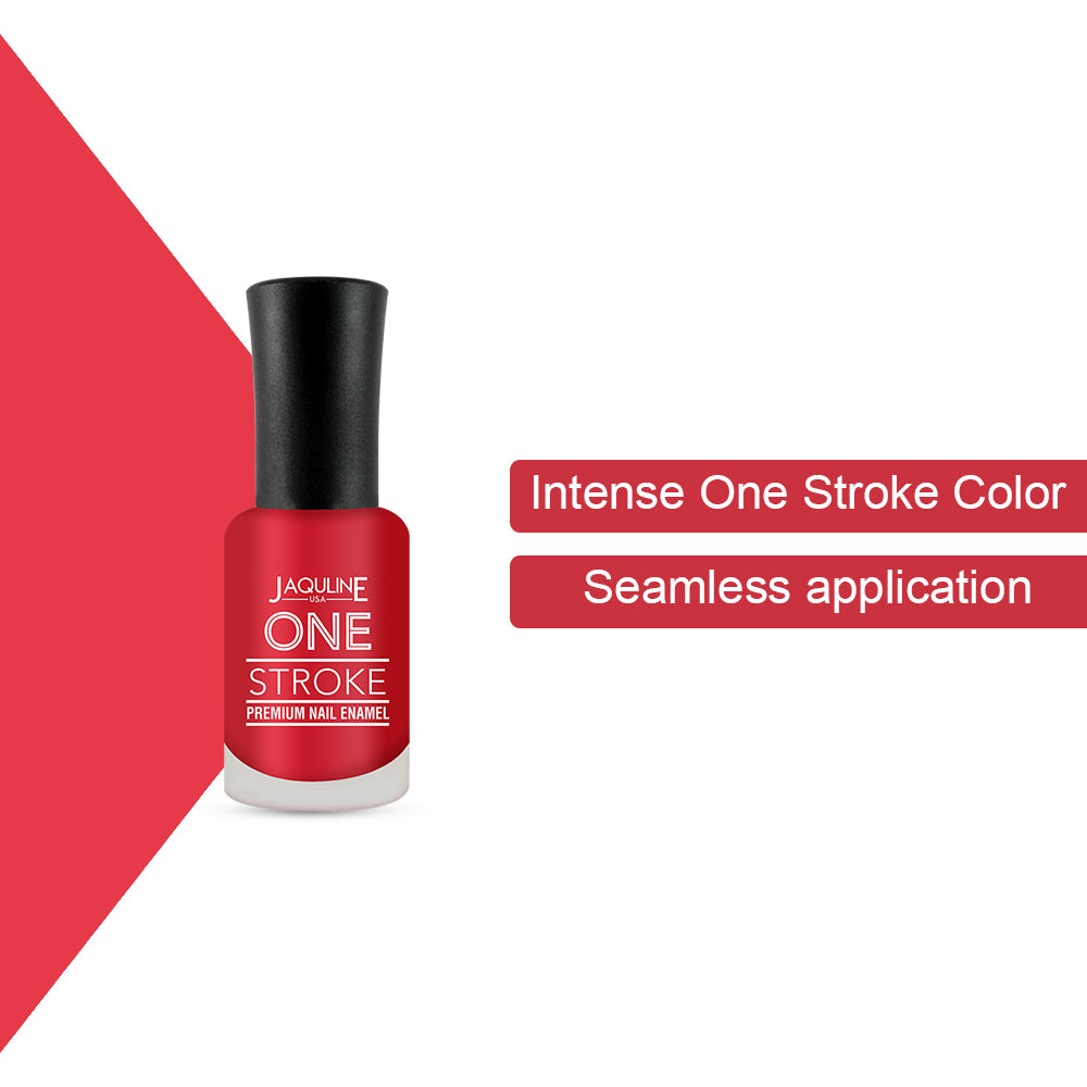 Jaquline USA One Stroke Premium Nail Enamel Rose Garden # J06 8ML