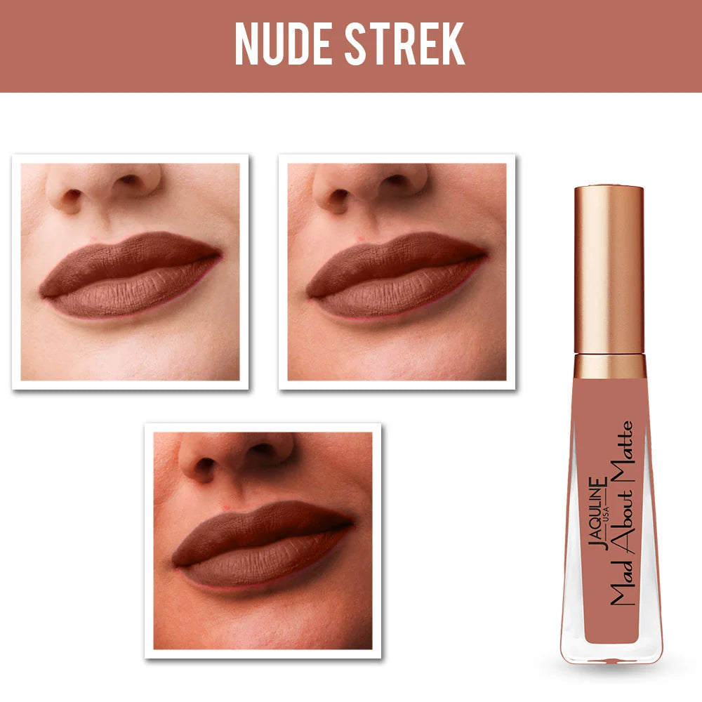 Jaquline USA Mad About Matte Liquid Lipstick Nude Streak 6.5ml