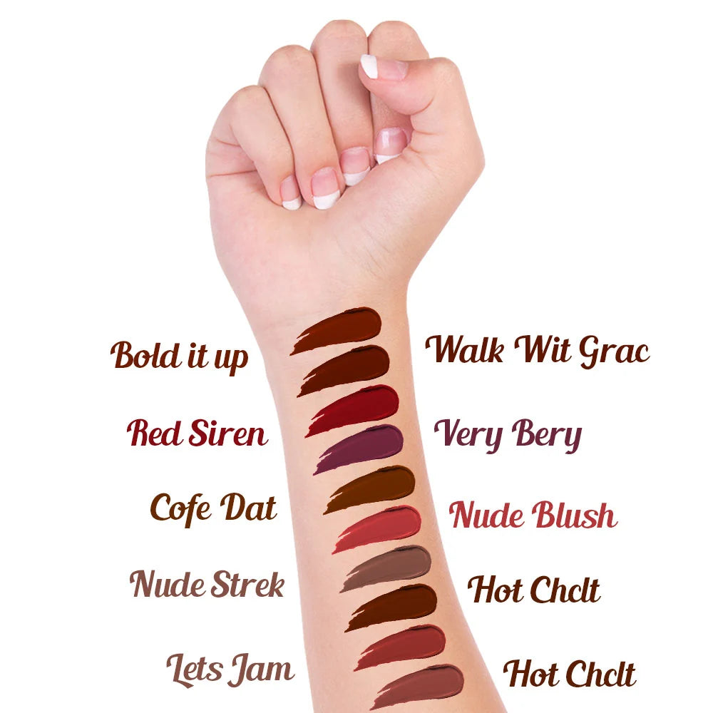 Jaquline USA Mad About Matte Liquid Lipstick Nude Streak 6.5ml