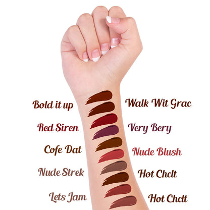 Jaquline USA Mad About Matte Liquid Lipstick Nude Streak 6.5ml