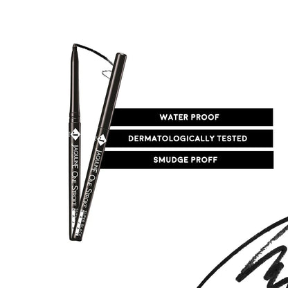 One Stroke Super Black Kajal Twin Pack(0.30g+0.30g)