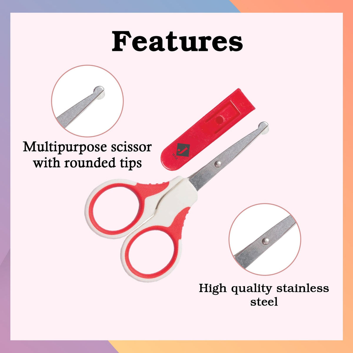 Jaquline USA Safety Scissors