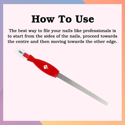 Jaquline USA 2 in 1 Nail File & Cuticle Trimmer
