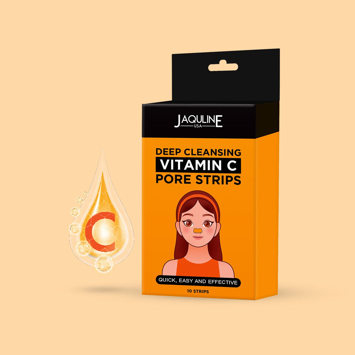 Jaquline USA Vitamin C Nose Pore Strips