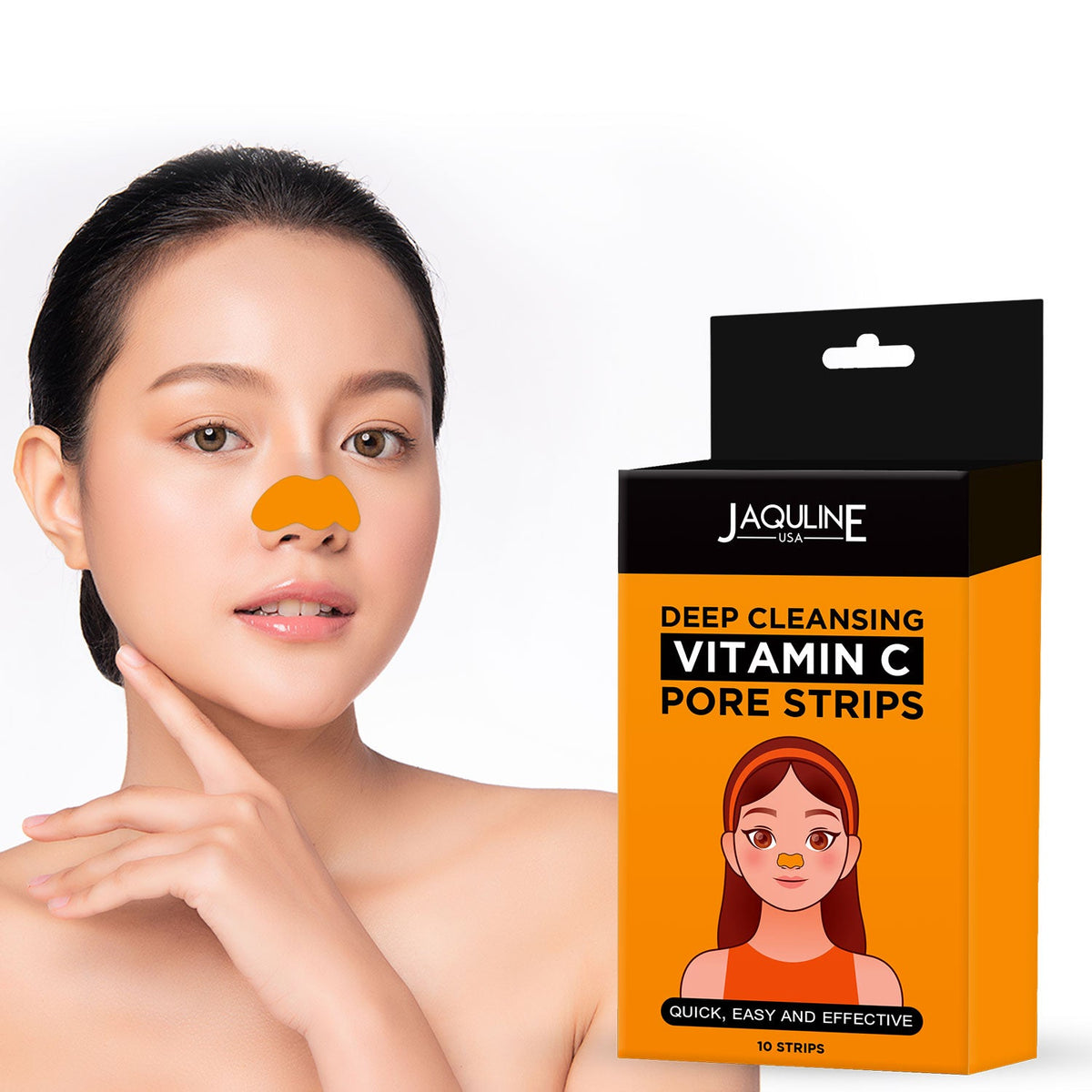 Jaquline USA Vitamin C Nose Pore Strips