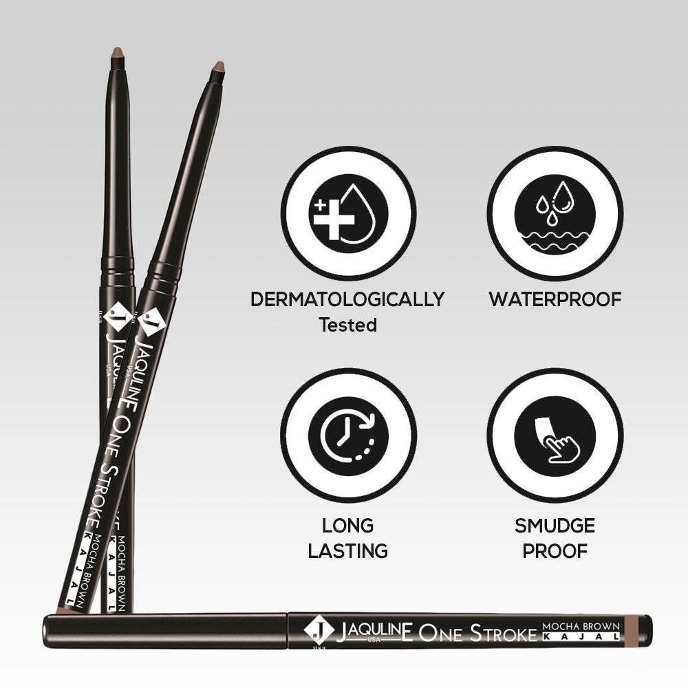 Jaquline USA One Stroke Kajal Mocha Brown