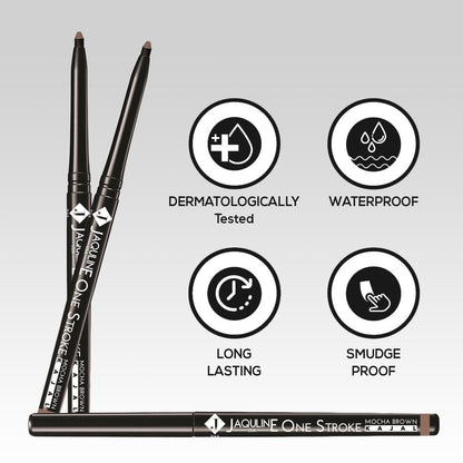 Jaquline USA One Stroke Kajal Mocha Brown