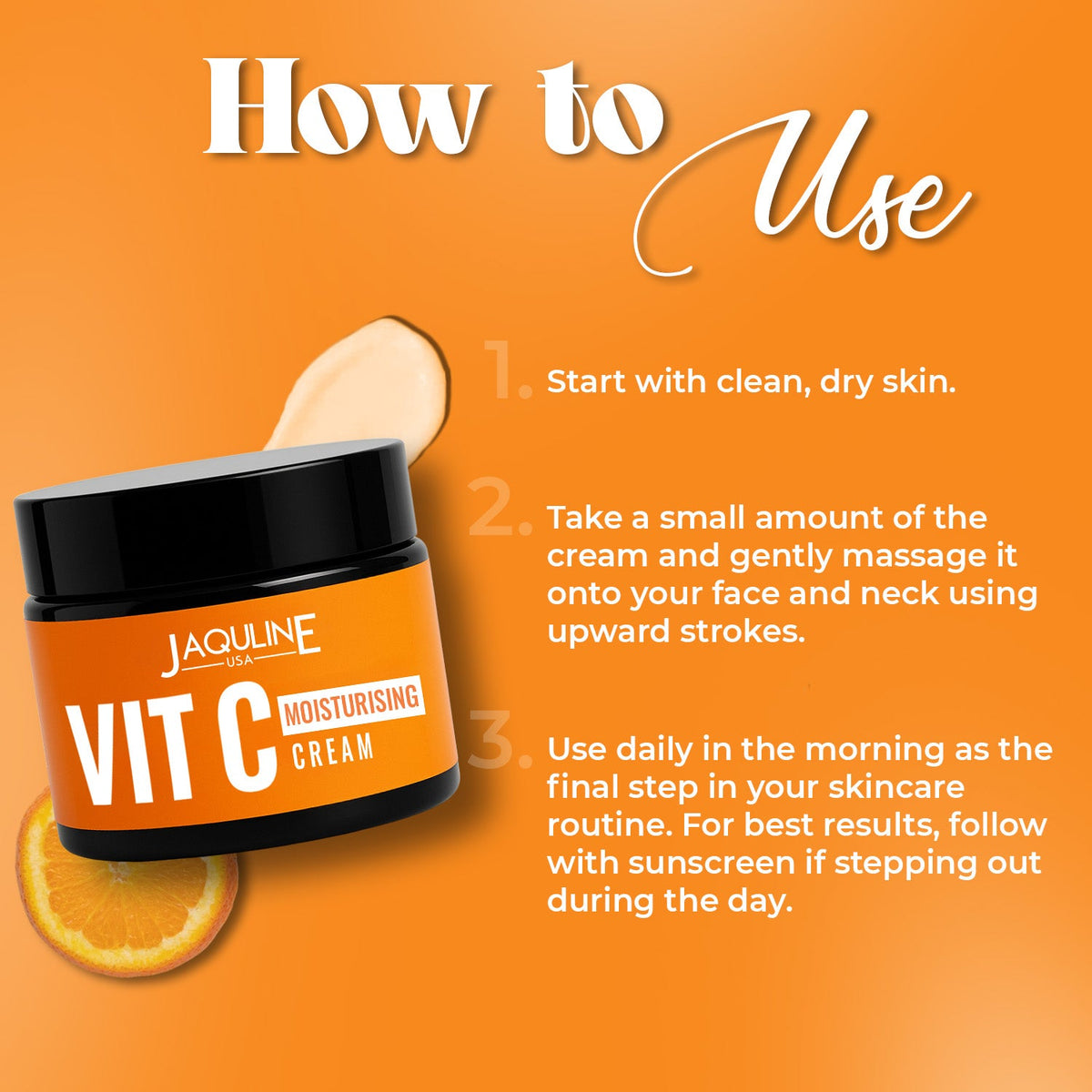 Jaquline USA 10% Vitamin C Moisturizing Cream 50g