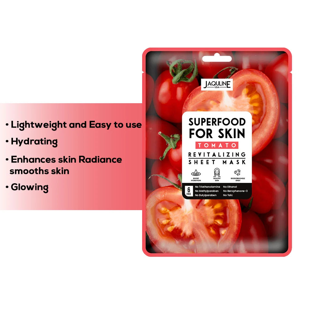 Jaquline USA Superfood Sheet Mask: Tomato