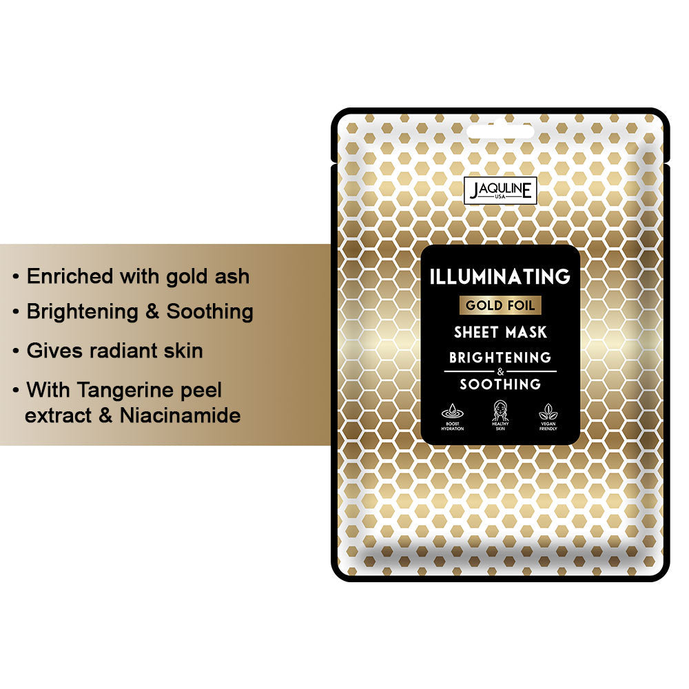 Jaquline USA Illuminating Gold Foil Sheet Mask