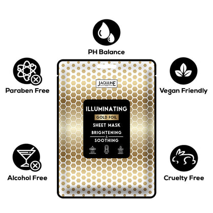 Jaquline USA Illuminating Gold Foil Sheet Mask