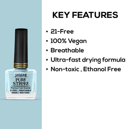 Jaquline USA Nail Polish(Sinless+Angelic) & Nail Polish remover Combo