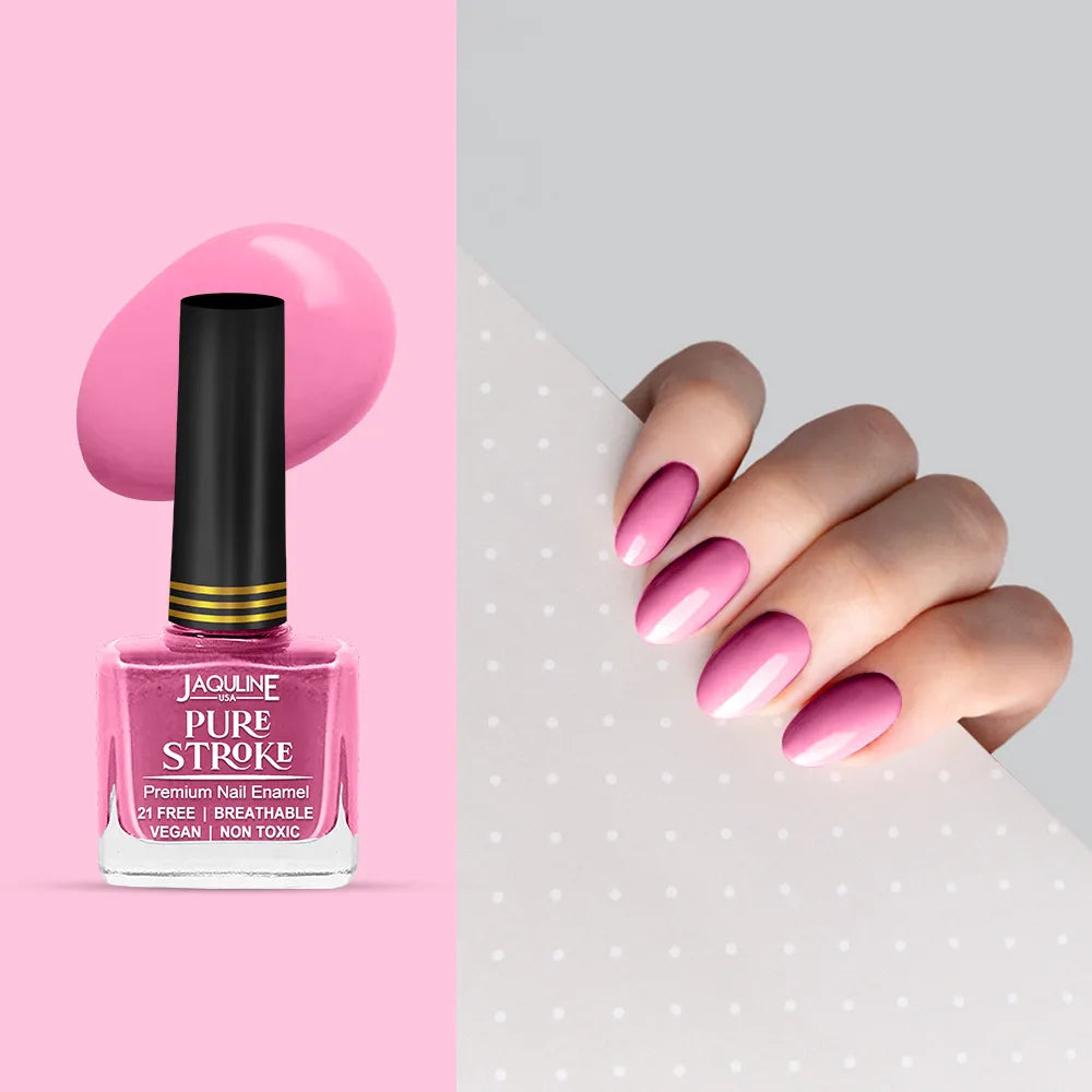 Jaquline USA Nail Polish(Sinless+Angelic) & Nail Polish remover Combo