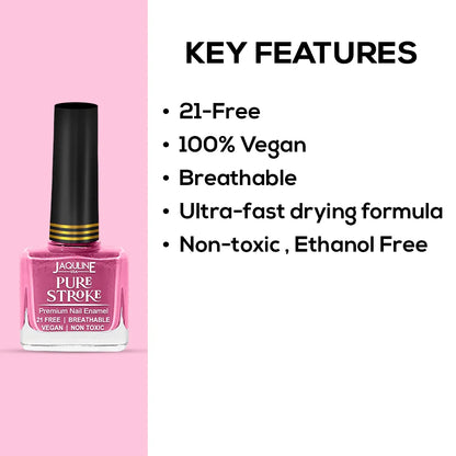 Jaquline USA Nail Polish(Sinless+Angelic) & Nail Polish remover Combo