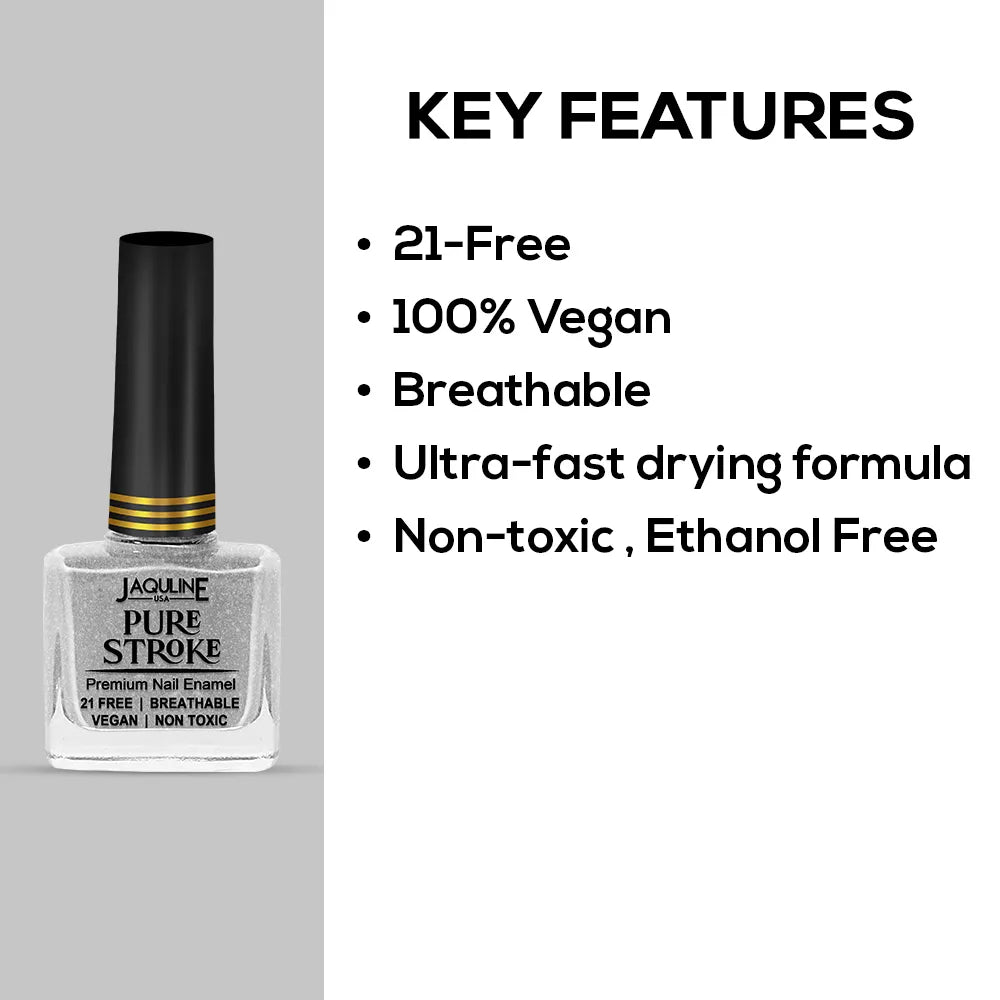 Jaquline USA Pure Stroke Nail Enamel: For-Real