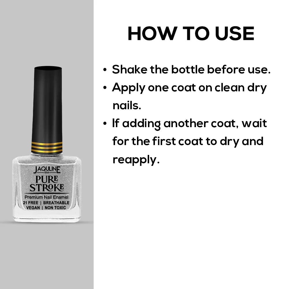 Jaquline USA Pure Stroke Nail Enamel: For-Real