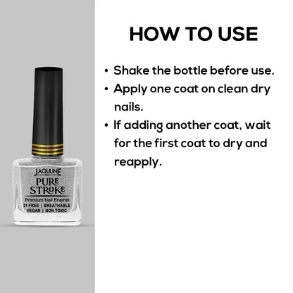 Jaquline USA Pure Stroke Nail Enamel: For-Real