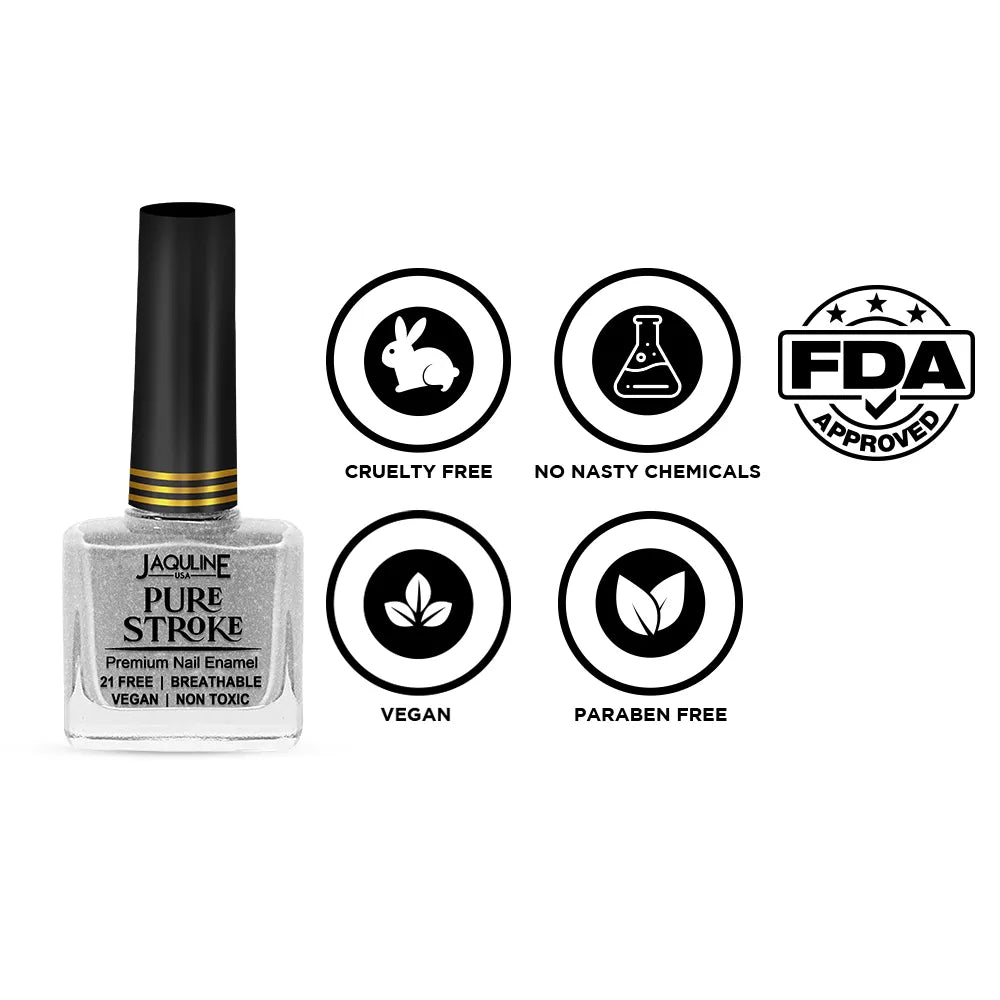 Jaquline USA Pure Stroke Nail Enamel: For-Real