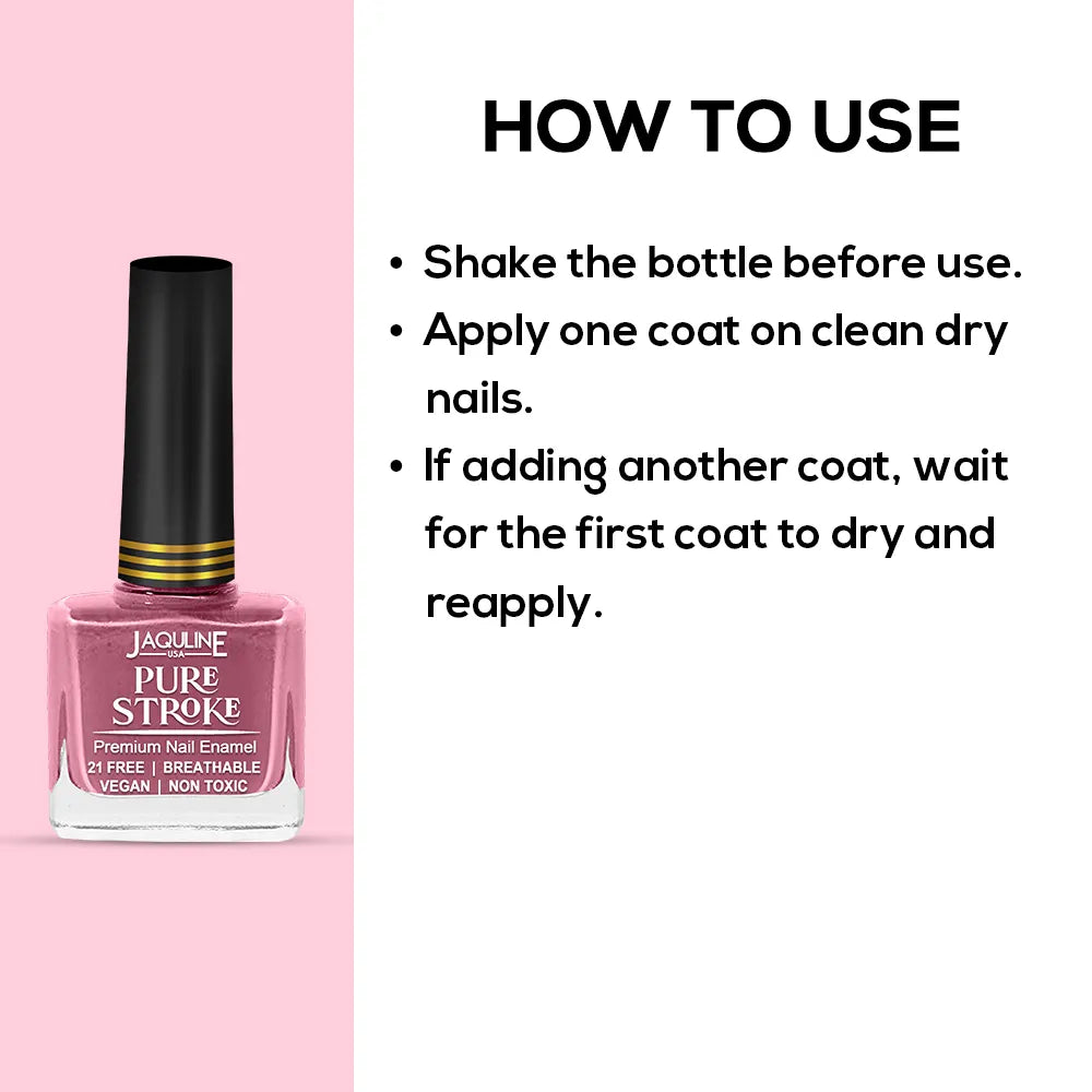 Jaquline USA Pure Stroke Nail Enamel: Classic
