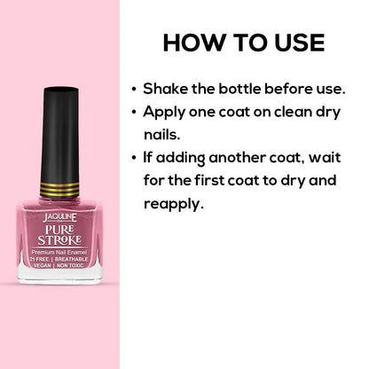 Jaquline USA Pure Stroke Nail Enamel: Classic