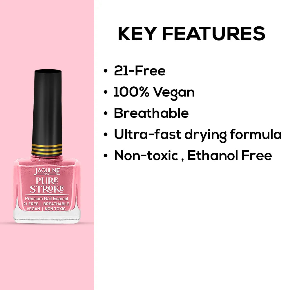 Jaquline USA Pure Stroke Nail Enamel: Flawless