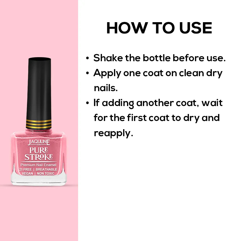 Jaquline USA Pure Stroke Nail Enamel: Flawless
