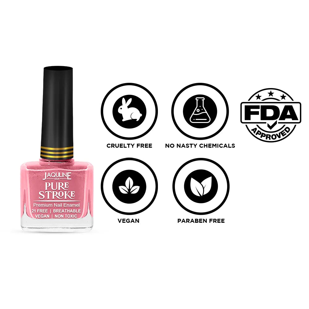 Jaquline USA Pure Stroke Nail Enamel: Flawless
