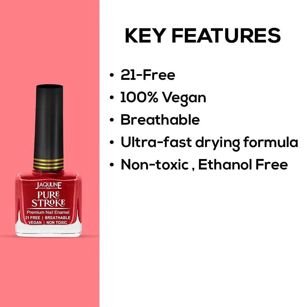 Jaquline USA Pure Stroke Nail Enamel: Faultless