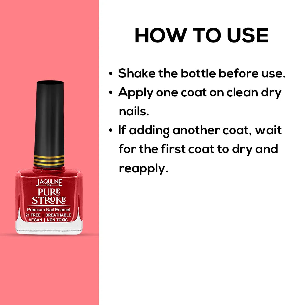 Jaquline USA Pure Stroke Nail Enamel: Faultless