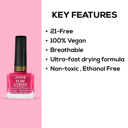 Jaquline USA Pure Stroke Nail Enamel: Pious