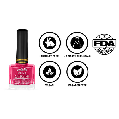 Jaquline USA Pure Stroke Nail Enamel: Pious