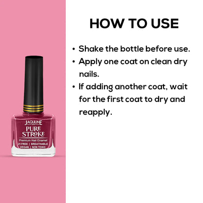 Jaquline USA Pure Stroke Nail Enamel: Noble