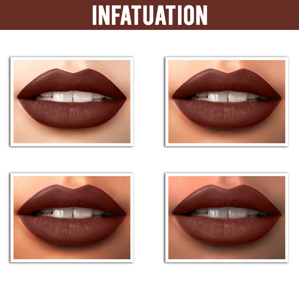 Jaquline USA Matte Amour Matte Lipstick: Infatuation 01