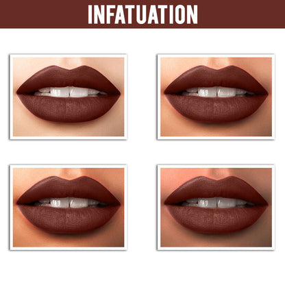 Jaquline USA Matte Amour Matte Lipstick: Infatuation 01
