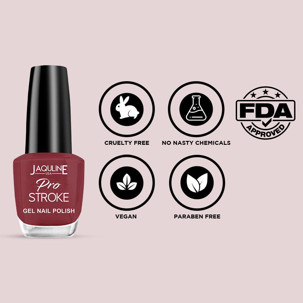 Jaquline USA Pro Stroke Gel Nail Polish 15ml: TalkFlirty01