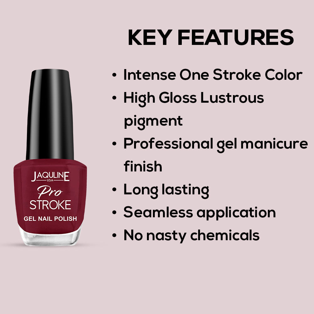Jaquline USA Pro Stroke Gel Nail Polish: XOXO 15 (15ml)