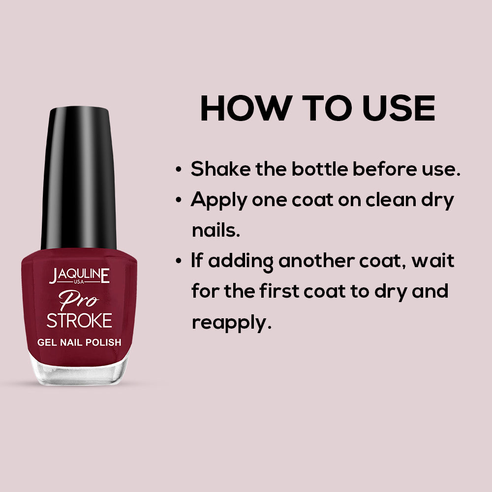 Jaquline USA Pro Stroke Gel Nail Polish: XOXO 15 (15ml)
