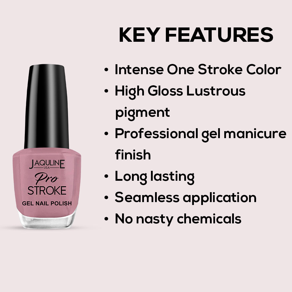 Jaquline USA Pro Stroke Gel Nail Polish Cupcake Crush 16 (15 ml)