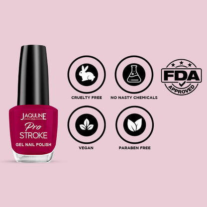 Jaquline USA Pro Stroke Gel Nail Polish: Tempt Me 19 (15 ml)