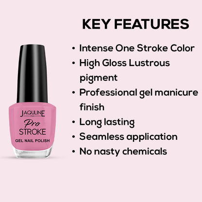 Jaquline USA Pro Stroke Gel Nail Polish Swipe Right 23 (15 ml)