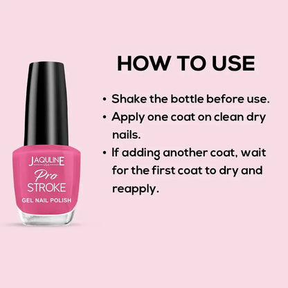 Jquline USA Pro Stroke Nail Polish Combo( Pink Party+Mad about U+Garden Party) Pack of 3