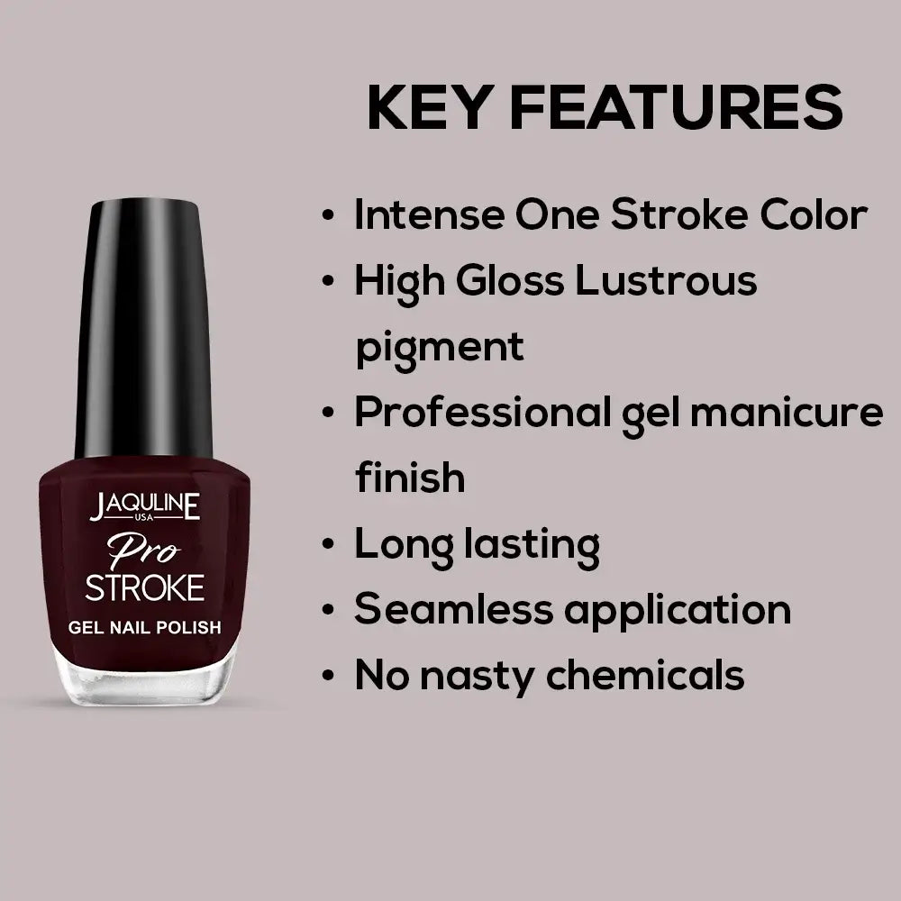 Jaquline USA Pro Stroke Gel Nail Enamel 15 ml Wine Me Up 26