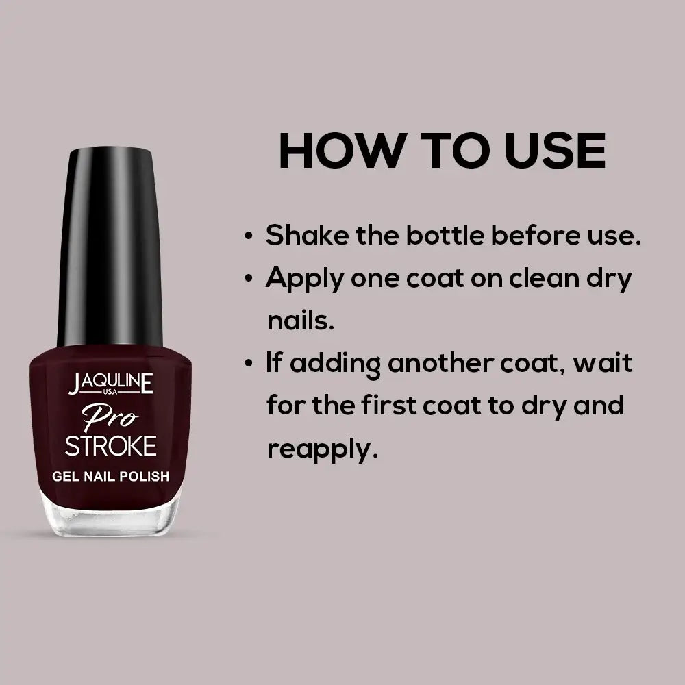 Jaquline USA Pro Stroke Gel Nail Enamel 15 ml Wine Me Up 26