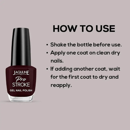 Jaquline USA Pro Stroke Gel Nail Enamel 15 ml Wine Me Up 26