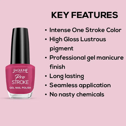 Jaquline USA Pro Stroke Gel Nail Enamel 15ml Text Me Later 30