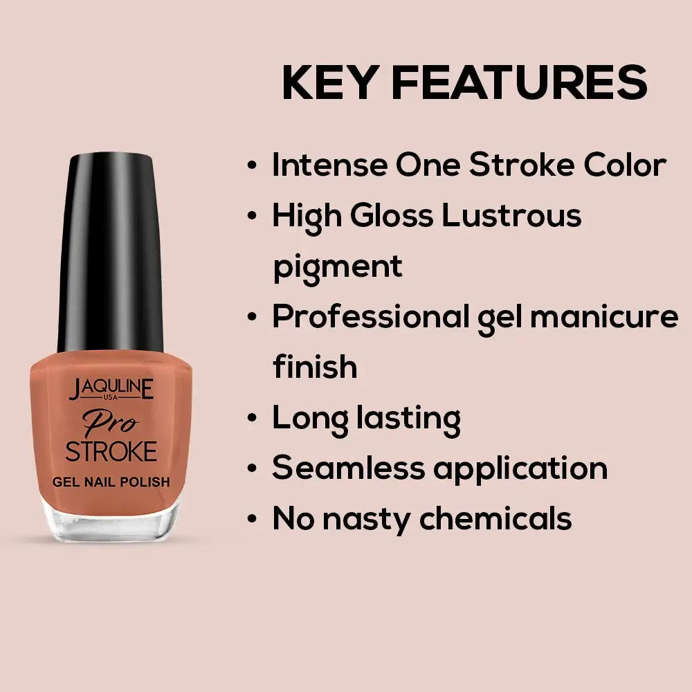 Jaquline USA Pro Stroke Gel Nail Enamel 15ml Soul on Fire 31