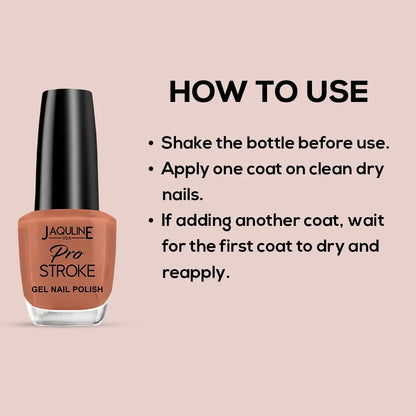 Jaquline USA Pro Stroke Gel Nail Enamel 15ml Soul on Fire 31